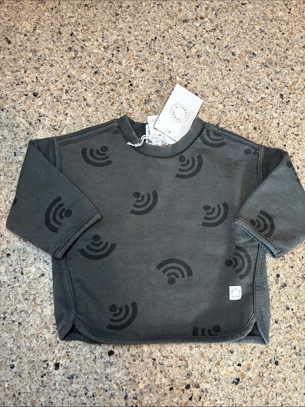 3 mos Sproet & Sprout Gray Sweatshirt new with tags